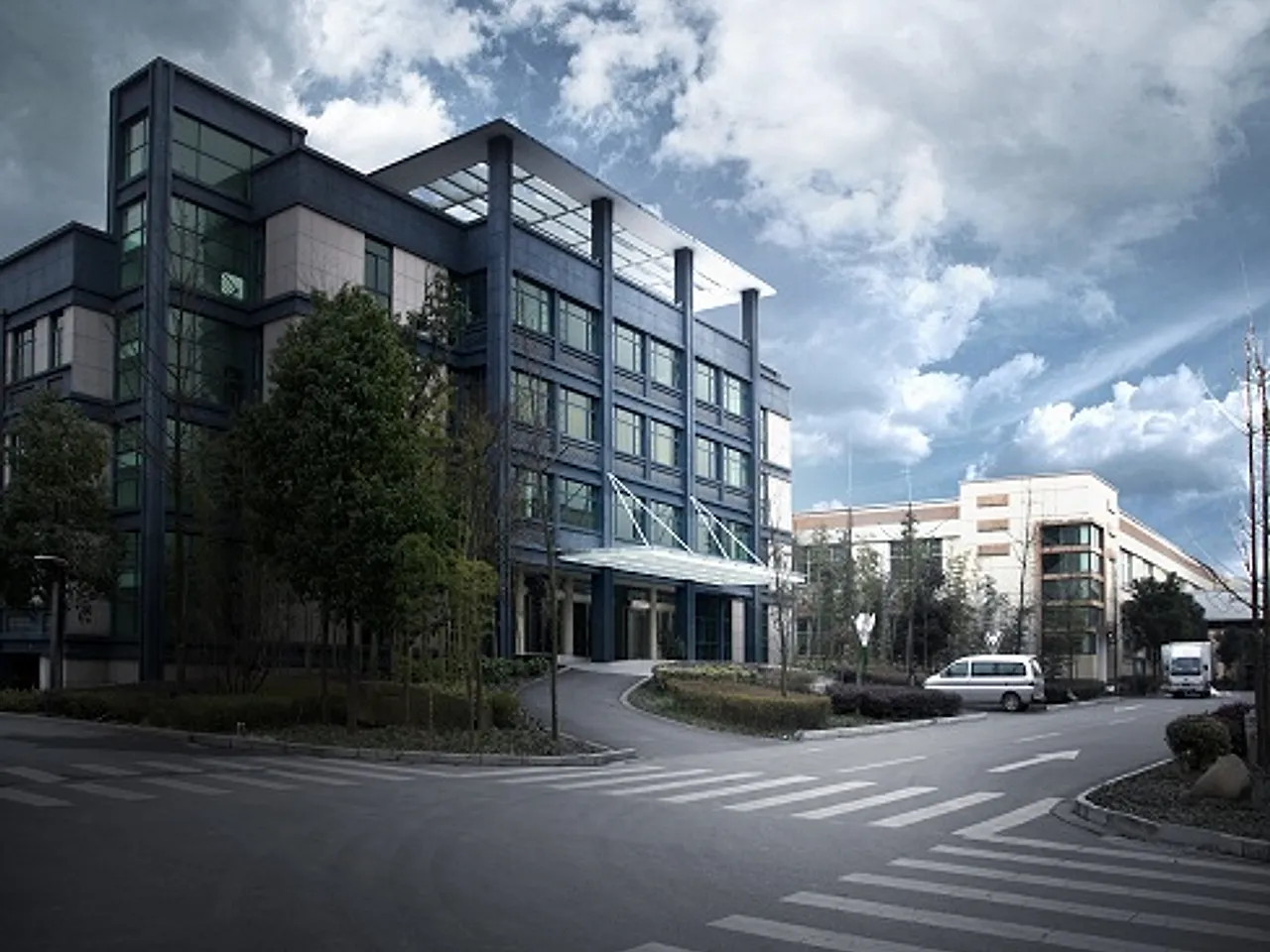 Corporate office building at ZOY Home Furnishing